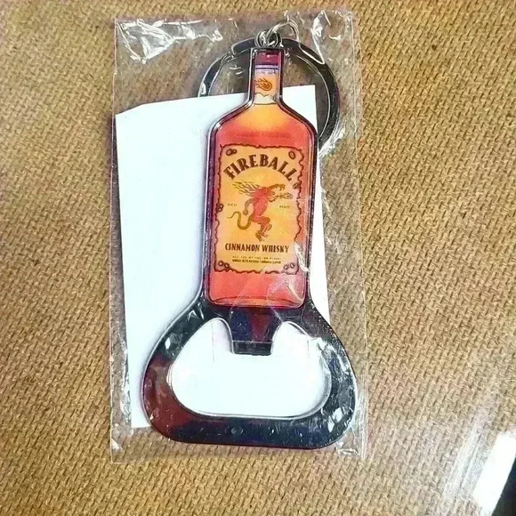 Fireball Keychain bottles opener Keychain - Picture 1 of 3